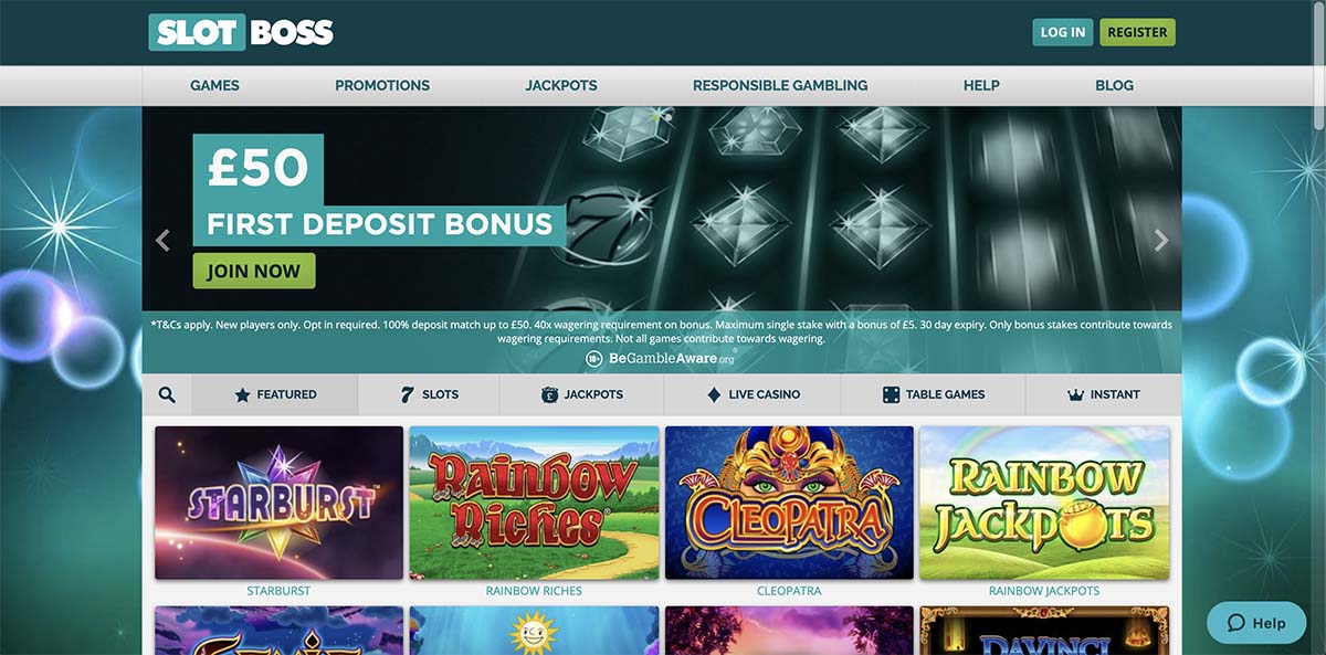 Slot Boss Homepage