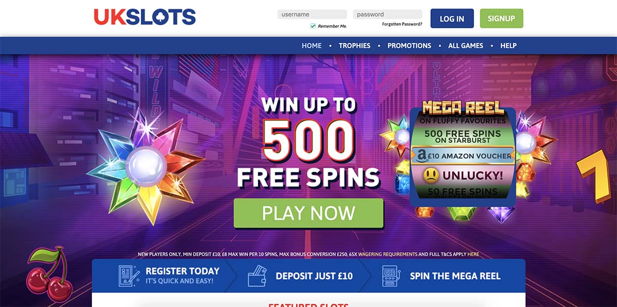 UK Slots Homepage