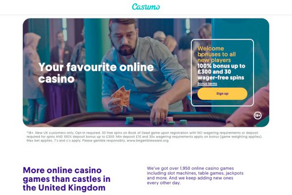 Casumo Casino Relaunches Its Casino Site With Brand New Layout