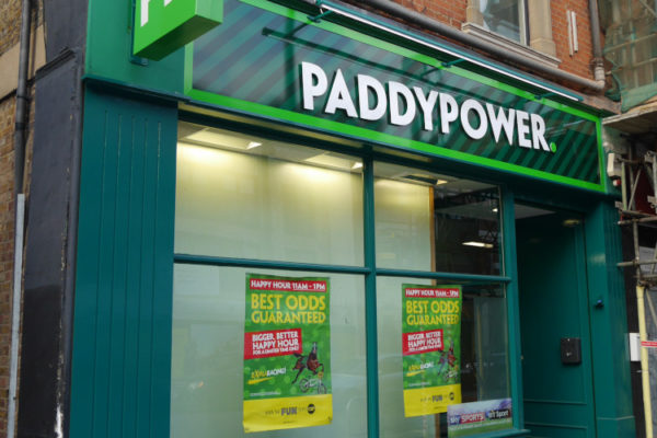 A Paddy Power storefront in London