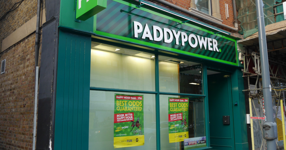A Paddy Power storefront in London
