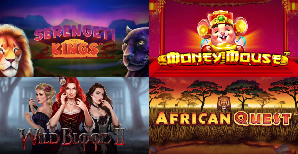 Play'n GO, Microgaming, NetEnt and Pragmatic Play New Slots