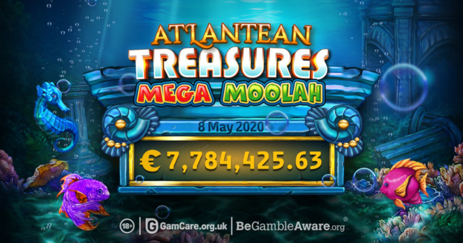 Atlantean Treasures Mega Moolah Win