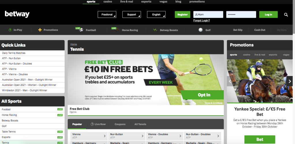 Betway Tennis