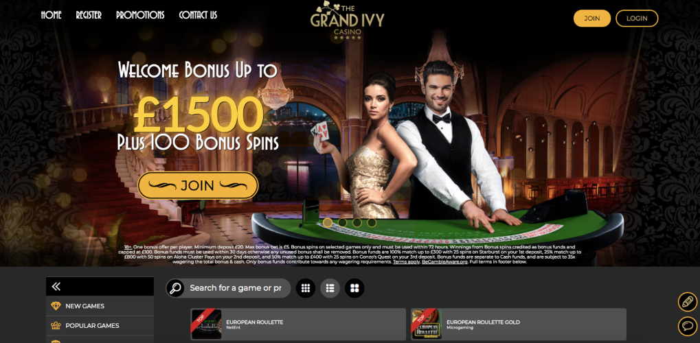 Grand Ivy Casino White Hat Gaming