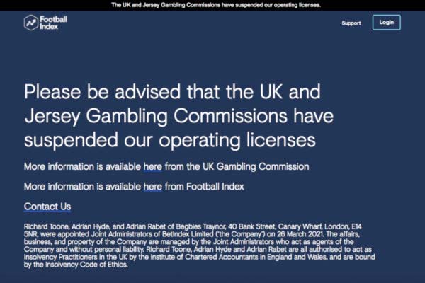 UK Government Launches Investigation Into Football Index Collapse UK Government Launches Investigation Into Football Index Collapse