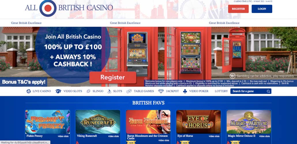 All British Casino Video Poker Online