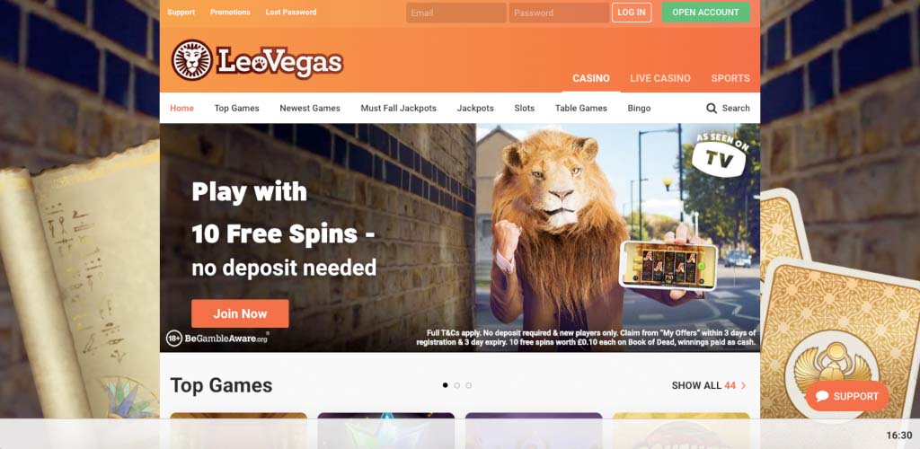 LeoVegas Live Casino