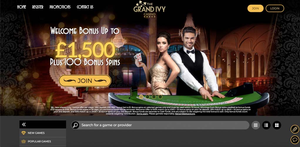 Grand Ivy Casino NetEnt