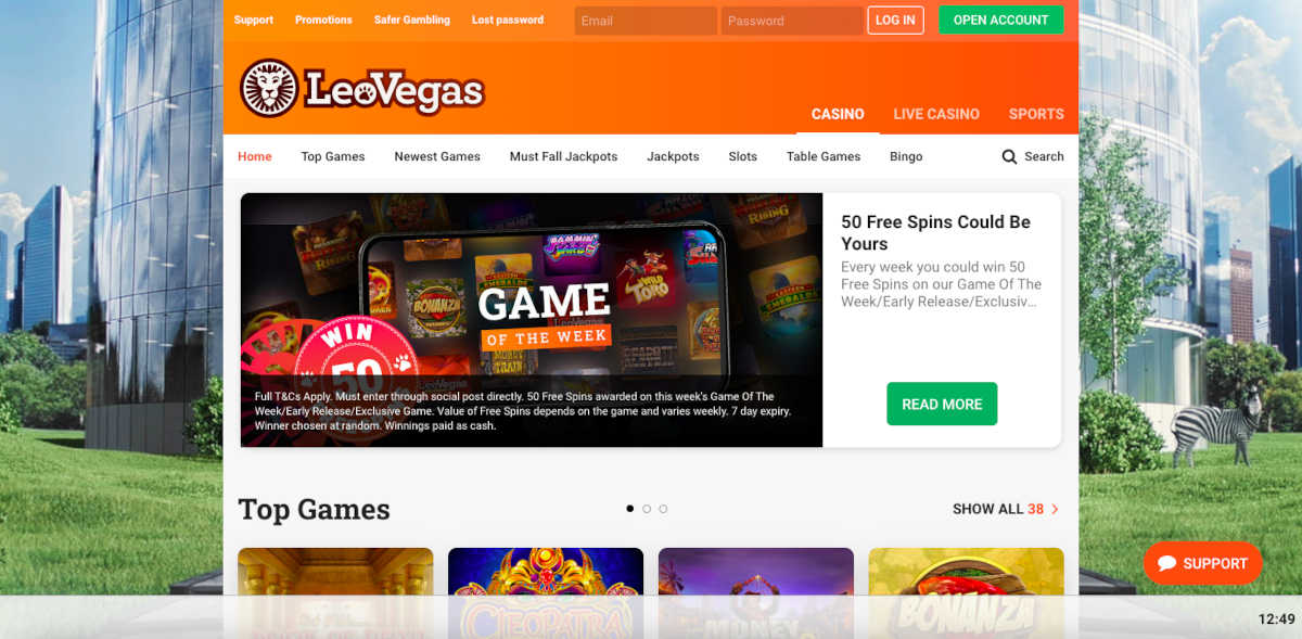 LeoVegas Best Casino Bonus