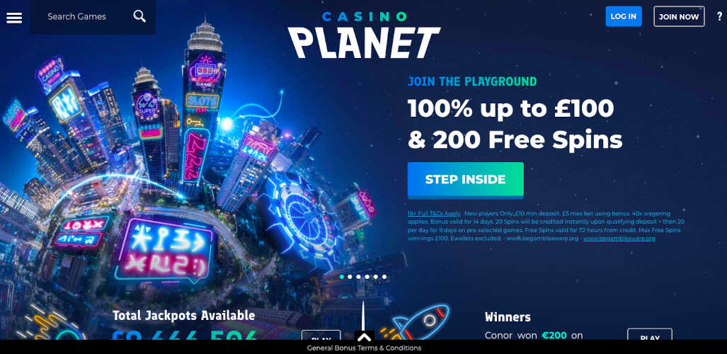 Casino Planet Slot Site