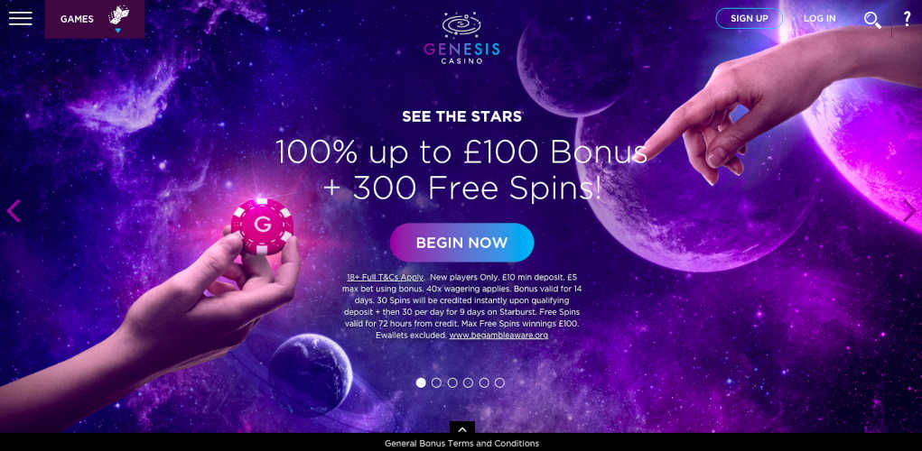 Genesis Casino Slot Site